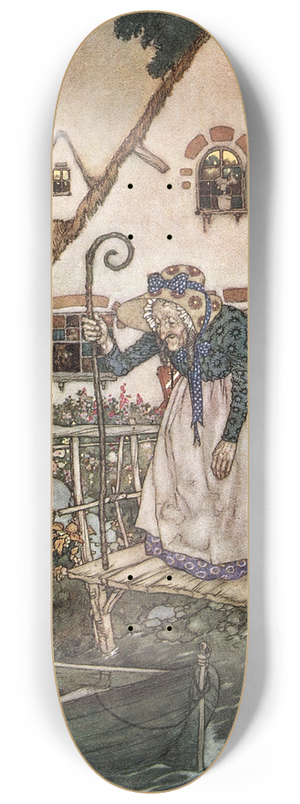 Edmund Dulac - The Snow Queen Pl 3 8.25 inch art skate deck Edmund Dulac - The Snow Queen Pl 3 8.25 inch art skate deck