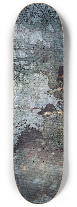 Edmund Dulac - The Snow Queen Pl 5 8.25 inch art skate deck Edmund Dulac - The Snow Queen Pl 5 8.25 inch art skate deck