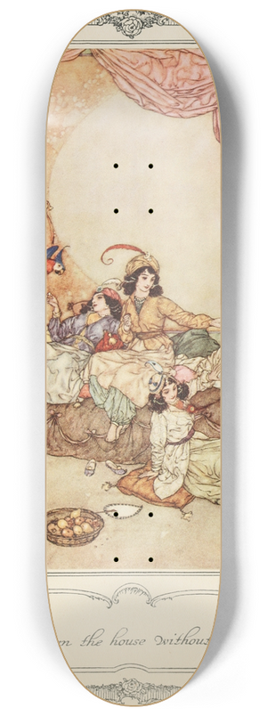 Edmund Dulac - They overran the house without loss of time 8.25 inch art skate deck Edmund Dulac - They overran the house without loss of time 8.25 inch art skate deck