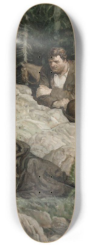 Edmund Franklin Ward - Lovers 8.25 inch art skate deck