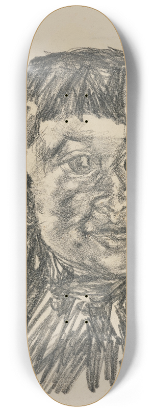 Edmund Kalb - Portrt eines Knaben 8.25 inch art skate deck