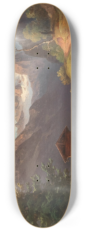 Edmund Mahlknecht - A View of the Dachstein Massif 8.25 inch art skate deck