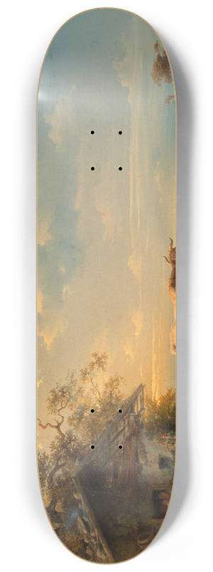 Edmund Mahlknecht - Cows in a Meadow 8.25 inch art skate deck
