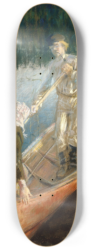 Akseli Gallen-Kallela - Midsummer Night 8.25 inch art skate deck