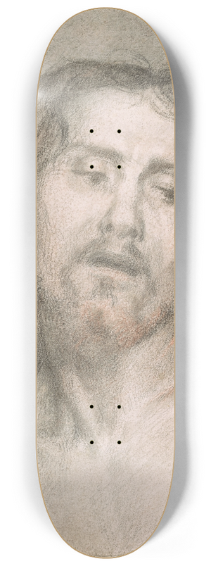 Edouard Brandon - Study for the Head of Christ 8.25 inch art skate deck Edouard Brandon - Study for the Head of Christ 8.25 inch art skate deck