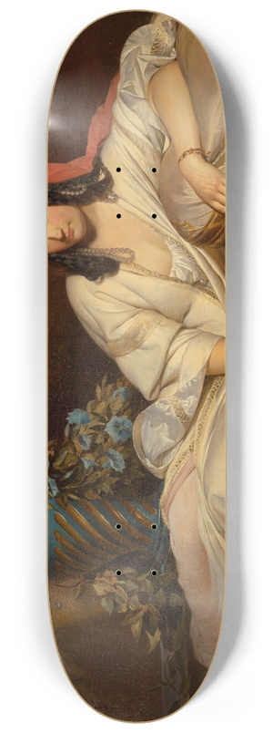 Edouard De Biefve - The Almeh (The Sultans Favorite) 8.25 inch art skate deck