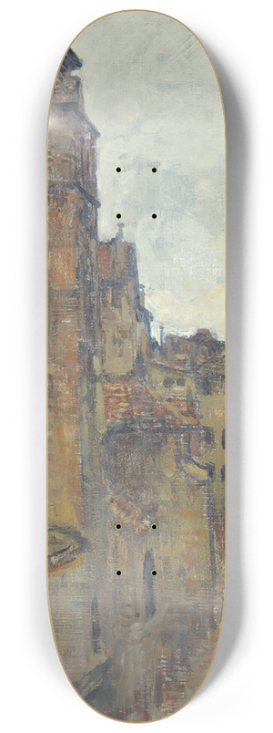 Edouard Vallet - Church Of Madeleine (Geneva) 8.25 inch art skate deck Edouard Vallet - Church Of Madeleine (Geneva) 8.25 inch art skate deck