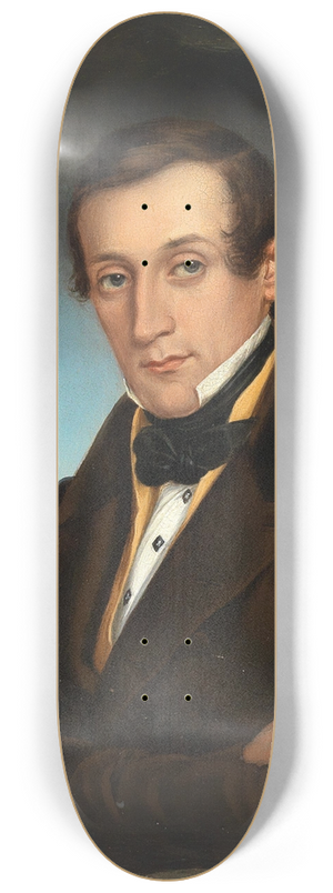 Eduard Friedrich Leybold - Portrait of a Gentleman 8.25 inch art skate deck Eduard Friedrich Leybold - Portrait of a Gentleman 8.25 inch art skate deck