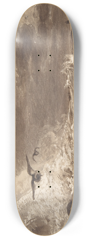 Eduard Hildebrandt - Stormy Sea 8.25 inch art skate deck