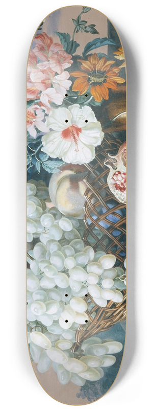 Eduard Hirschler - Blumen und Frchte 8.25 inch art skate deck