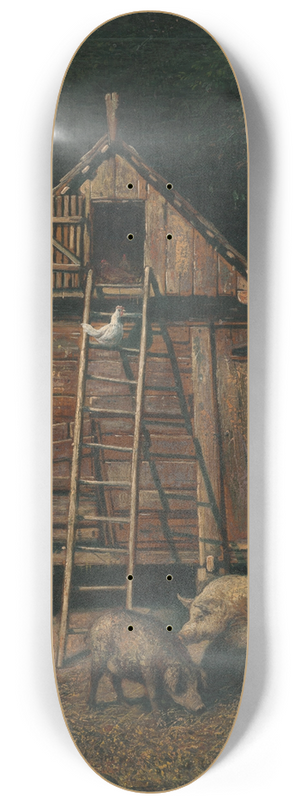 Eduard Majsch - Vidiecky motv 8.25 inch art skate deck