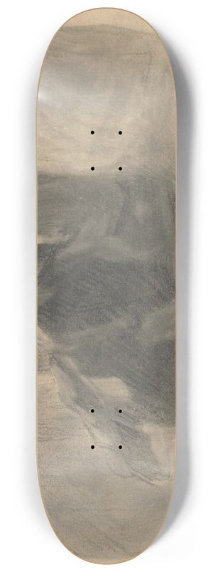 Eduard Putra - Study of a Woman Sowing 8.25 inch art skate deck