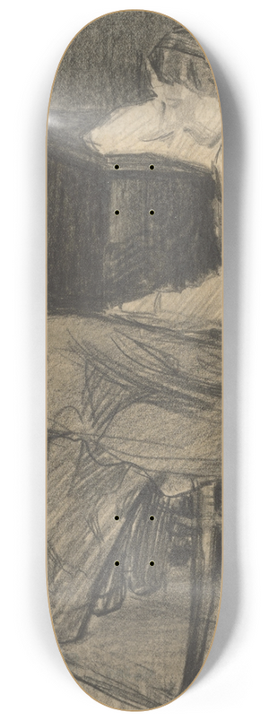 Eduard Putra - Woman Resting 8.25 inch art skate deck