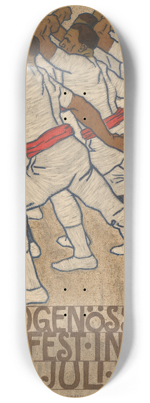 Eduard Renggli - 56. Eidgenssisches Turnfest in Basel, 5.9. Juli 1912 8.25 inch art skate deck