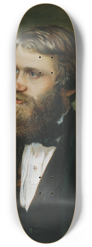 Eduard Ritter von Engerth - Selbstportrt 8.25 inch art skate deck