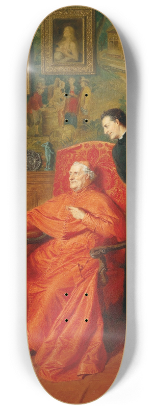 Eduard von Grtzner - A patron of the arts 8.25 inch art skate deck Eduard von Grtzner - A patron of the arts 8.25 inch art skate deck