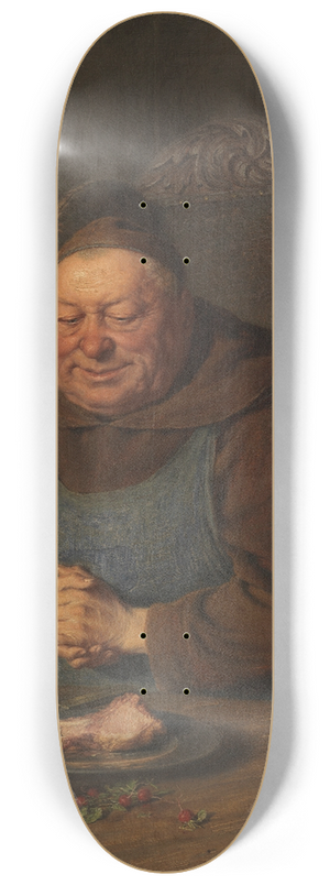 Eduard von Grtzner - Vesperzeit 8.25 inch art skate deck