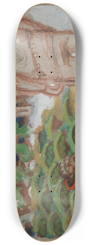 Akseli Gallen-Kallela - The Complete Kalevala, sketch. Vinminen 8.25 inch art skate deck