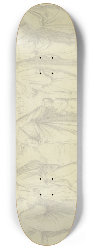 Eduard von Steinle - Jesus und die zwlf Apostel; Wenn Ihr nicht so werdet wie dieses Kleine 8.25 inch art skate deck