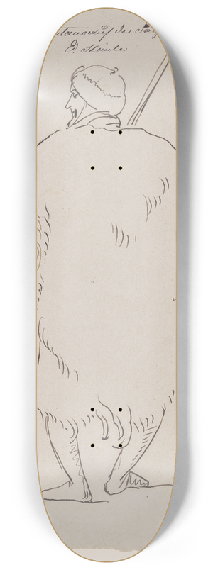 Eduard von Steinle - Louis Brentano auf der Jagd 8.25 inch art skate deck