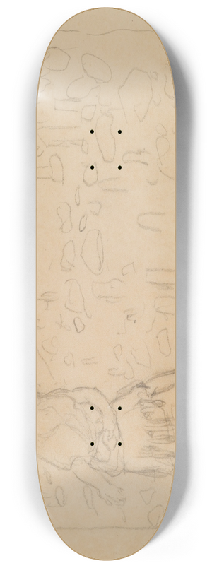 Akseli Gallen-Kallela - The Great Kalevala; Poem II,sketch 8.25 inch art skate deck