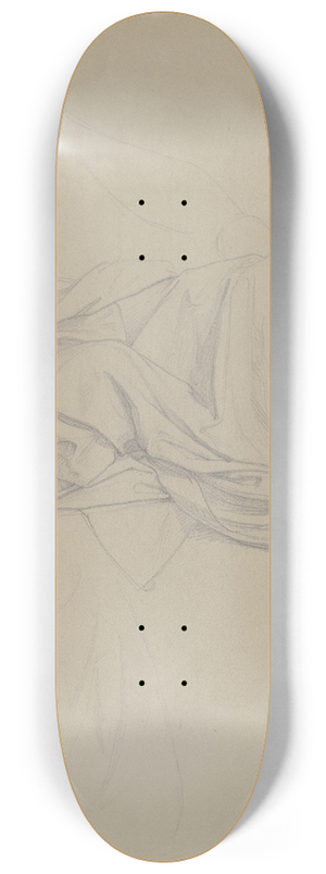 Eduard von Steinle - Study of garments. 8.25 inch art skate deck Eduard von Steinle - Study of garments. 8.25 inch art skate deck