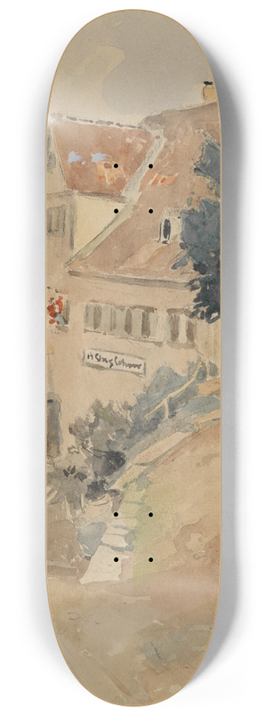 Eduard Zetsche - Motiv aus Kirchberg an der Jagst 8.25 inch art skate deck