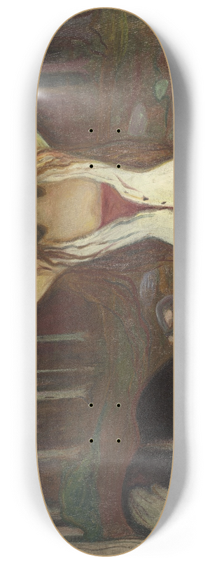 Edvard Munch - Ashes 8.25 inch art skate deck