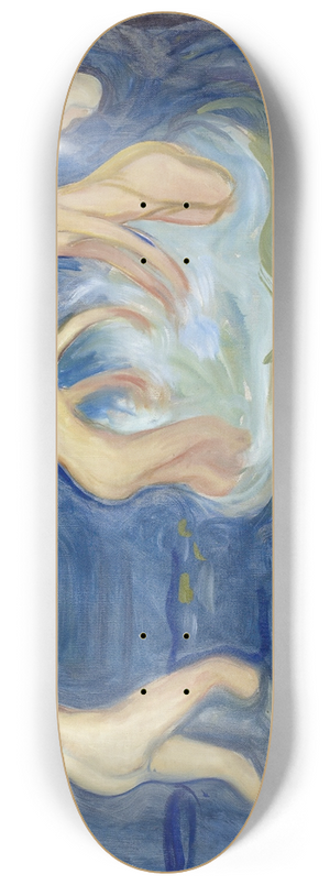 Edvard Munch - Bathing Girls 8.25 inch art skate deck