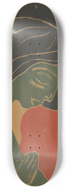 Edvard Munch - Das Herz 8.25 inch art skate deck