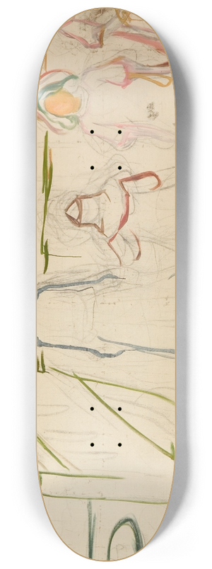 Edvard Munch - Four Girls in sgrdstrand 8.25 inch art skate deck Edvard Munch - Four Girls in sgrdstrand 8.25 inch art skate deck
