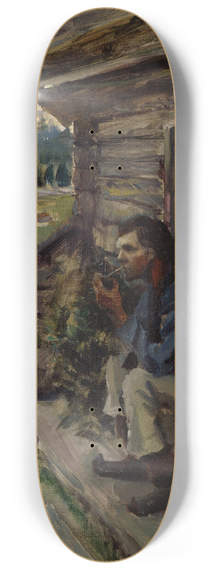 Akseli Gallen-Kallela - Tranquil Evening 8.25 inch art skate deck