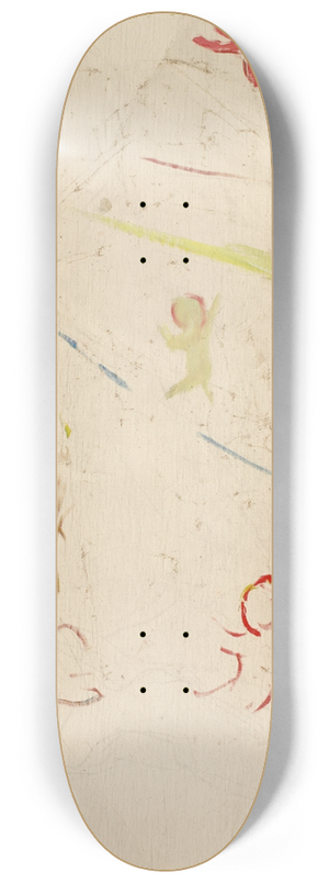 Edvard Munch - Geniuses in Sunrays 8.25 inch art skate deck