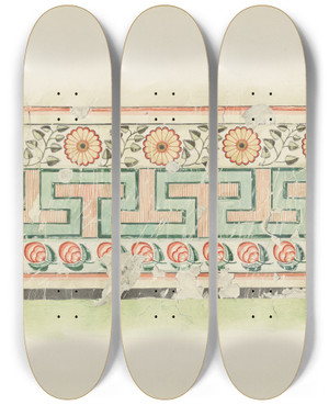 Triptych art skateboard deck of Edward Jewett Wall Painting_4 by Edward Jewett (20-) Triptych art skateboard deck of Edward Jewett Wall Painting_4 by Edward Jewett (20-)