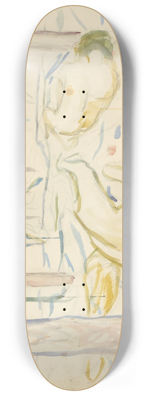 Edvard Munch - Landskap og dde kropper 8.25 inch art skate deck