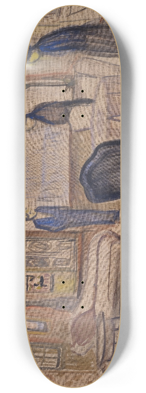 Edvard Munch - Scene of Ibsens Ghosts 8.25 inch art skate deck Edvard Munch - Scene of Ibsens Ghosts 8.25 inch art skate deck