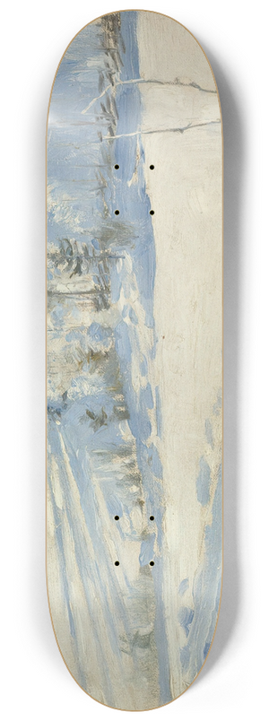 Akseli Gallen-Kallela - Winter Landscape 8.25 inch art skate deck