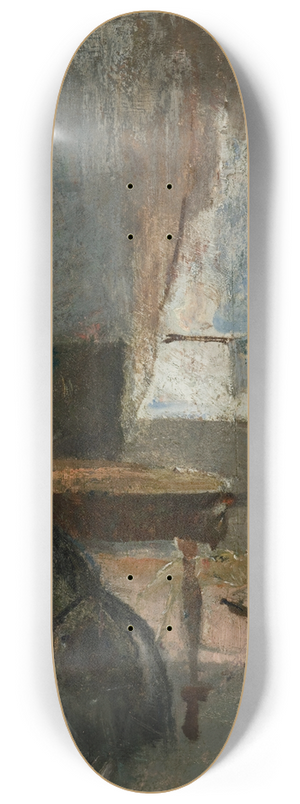 Edvard Munch - The hospital room 8.25 inch art skate deck Edvard Munch - The hospital room 8.25 inch art skate deck