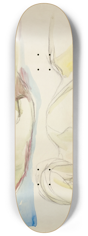 Edvard Munch - To liggende akter 8.25 inch art skate deck Edvard Munch - To liggende akter 8.25 inch art skate deck