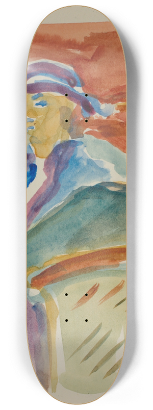 Edvard Munch - Untitled 4 8.25 inch art skate deck
