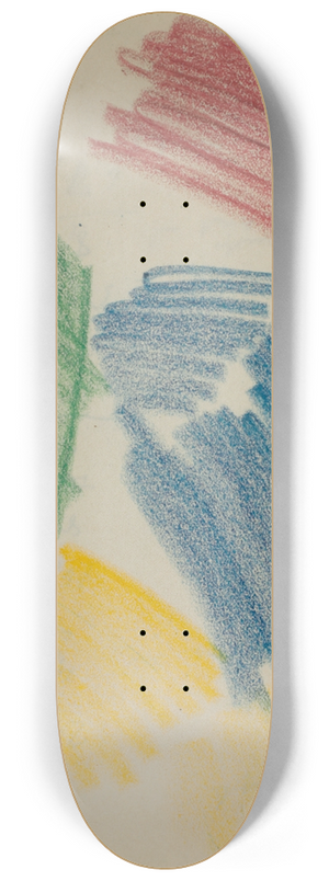 Edvard Munch - Untitled 7 8.25 inch art skate deck