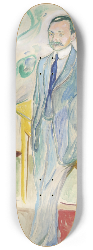 Edvard Munch - Wilhelm Wartmann 8.25 inch art skate deck