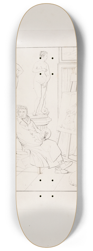 Edvard Sonne - CA Lorentzen i sit atelier 8.25 inch art skate deck