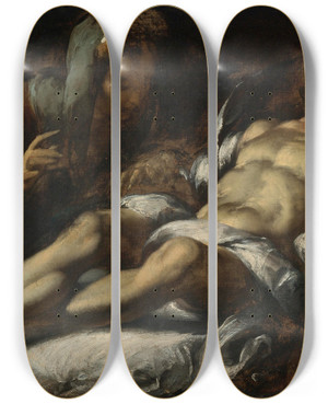 Triptych art skateboard deck of Bernardo Strozzi Piet by Bernardo Strozzi (1581-1644) Triptych art skateboard deck of Bernardo Strozzi Piet by Bernardo Strozzi (1581-1644)