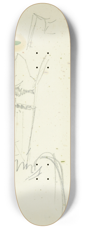 Edvard Weie - Kompositionsstudie til Langelinje-billedet 8.25 inch art skate deck