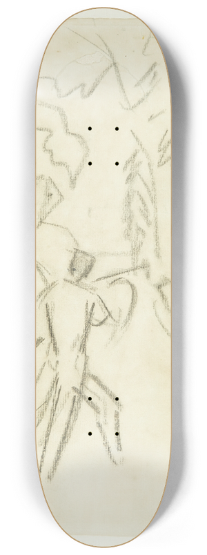 Edvard Weie - Udkast til maleriet Faun og Nymfe 3 8.25 inch art skate deck