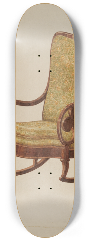 Edward A. Darby - Rocking Chair 8.25 inch art skate deck