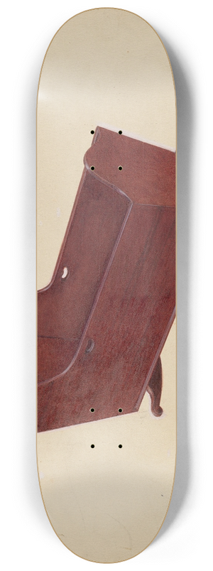 Edward A. Darby - Walnut Cradle 8.25 inch art skate deck Edward A. Darby - Walnut Cradle 8.25 inch art skate deck