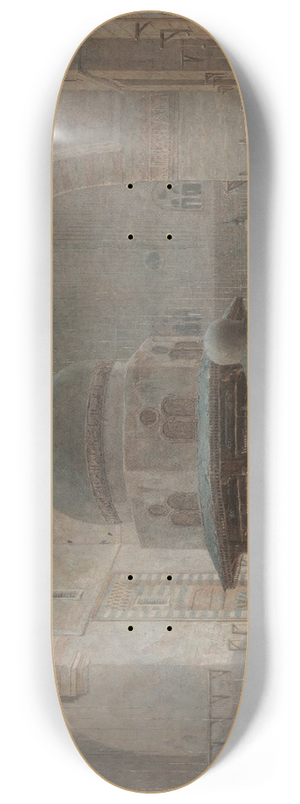 Edward Angelo Goodall - The Interior Of Sultan Hassan Mosque, Cairo 8.25 inch art skate deck Edward Angelo Goodall - The Interior Of Sultan Hassan Mosque, Cairo 8.25 inch art skate deck