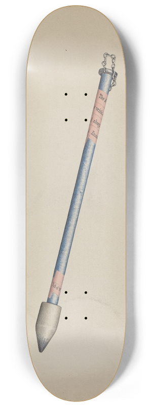 Edward Bashaw - Ink Marking Pen 8.25 inch art skate deck